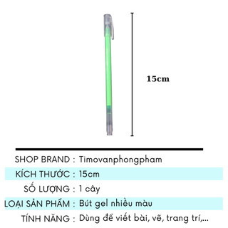 Bút Gel Nhiều Màu Nhũ Kim Tuyến Viết Thiệp Tiêu Đề Trang Trí Sổ Tay Đồ Dùng Học Tập VPHL17