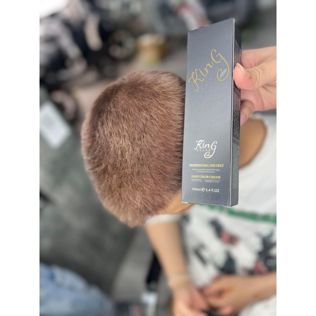 (Giá Salon)Thuốc nhuộm tóc colorking tự động cân bằng màu nhuộm tóc 100ml (Ko kèm trợ nhuộm)