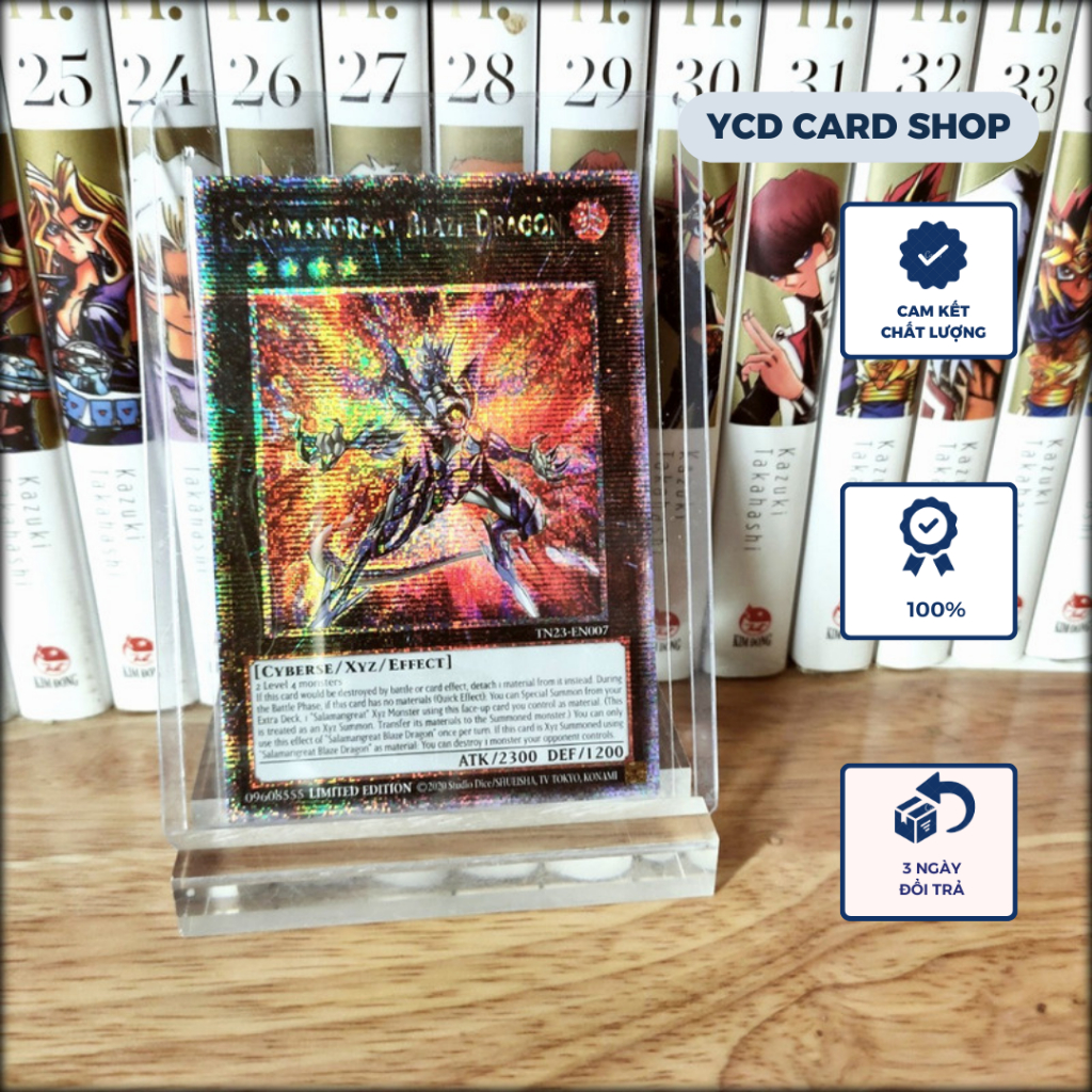 Carta Yu-Gi-Oh! - Salamangreat Blaze Dragon - Ultra Rara - 1ª Edición - Ghosts From The Past: The 2nd Haunting