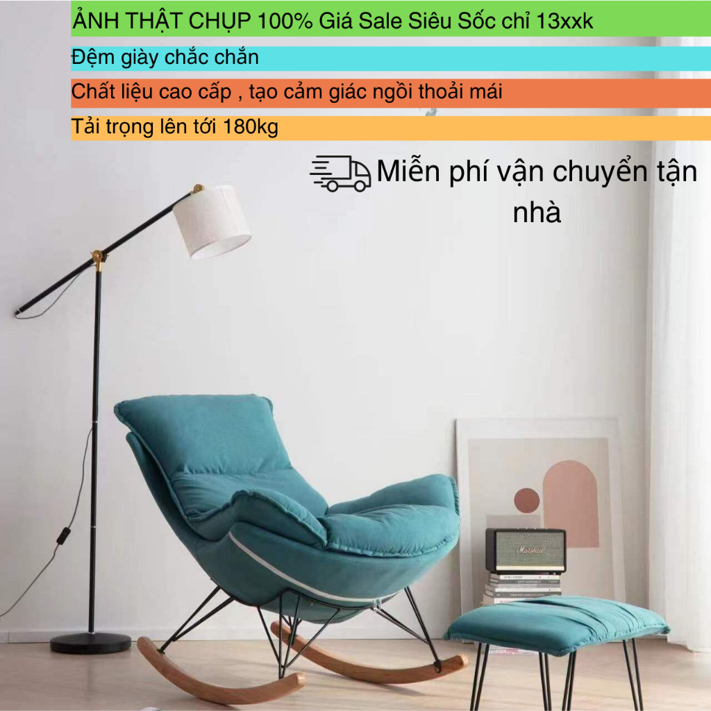 Ghế Lười Bập Bênh Thư Giãn Đọc Sách Hàng Nhập Khẩu Phá Giá Thị Trường