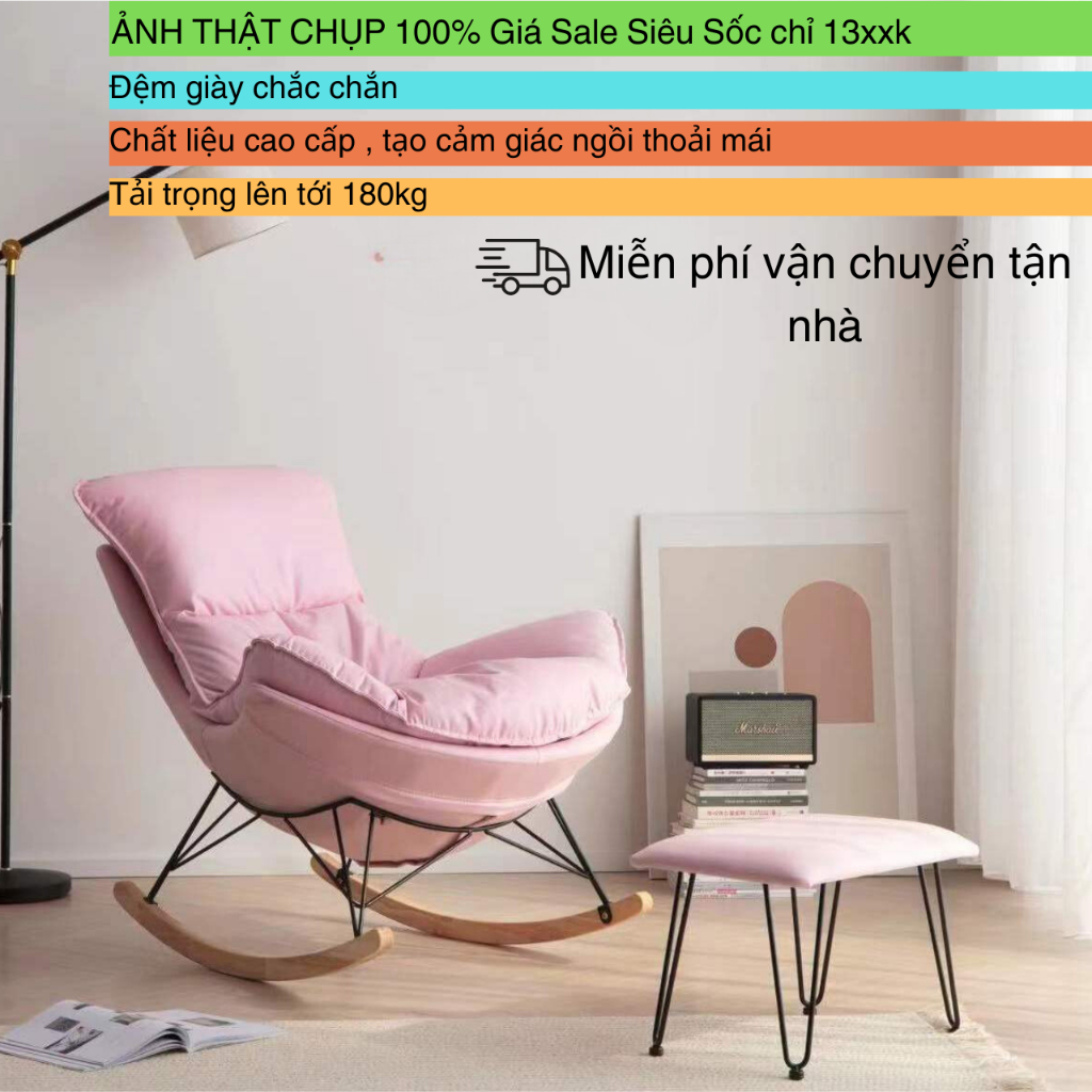 Ghế Lười Bập Bênh Thư Giãn Đọc Sách Hàng Nhập Khẩu Phá Giá Thị Trường