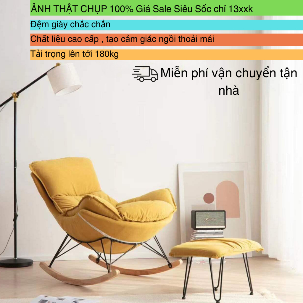 Ghế Lười Bập Bênh Thư Giãn Đọc Sách Hàng Nhập Khẩu Phá Giá Thị Trường