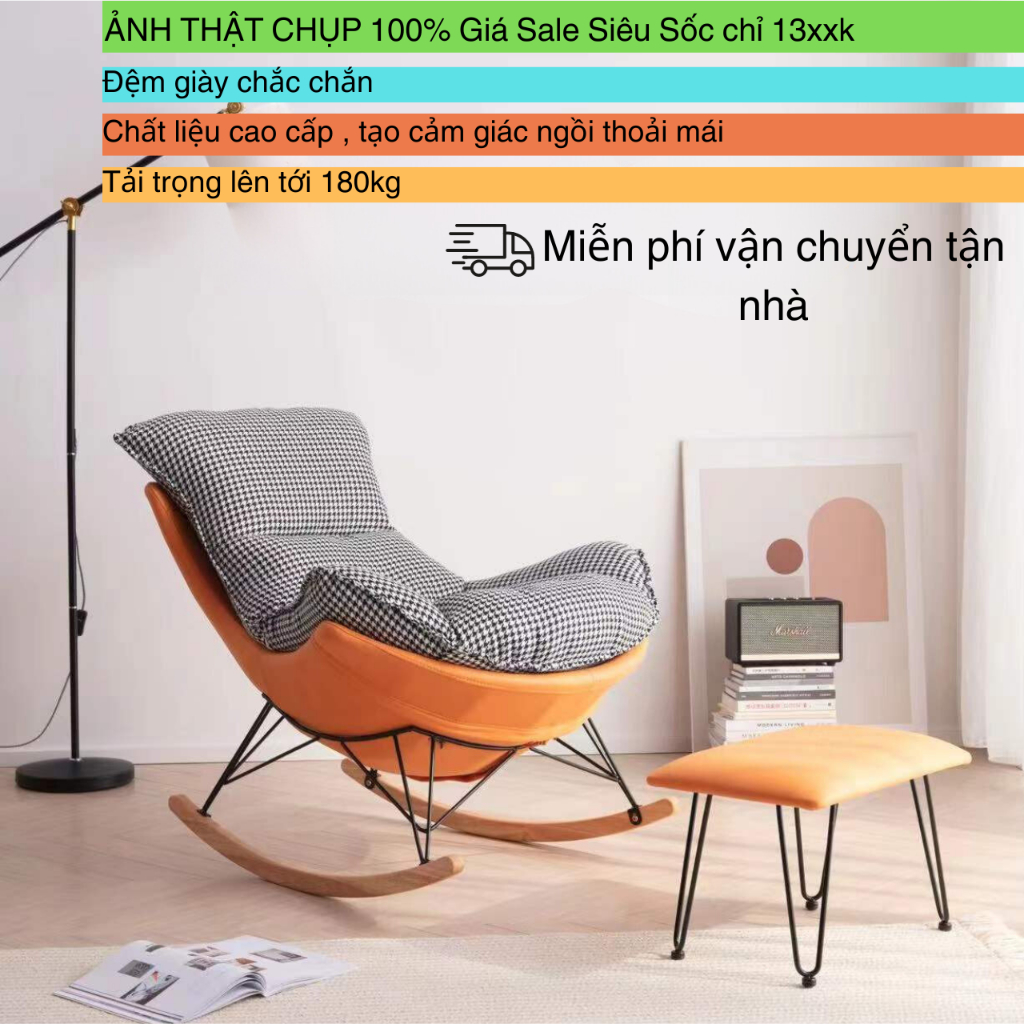 Ghế Lười Bập Bênh Thư Giãn Đọc Sách Hàng Nhập Khẩu Phá Giá Thị Trường