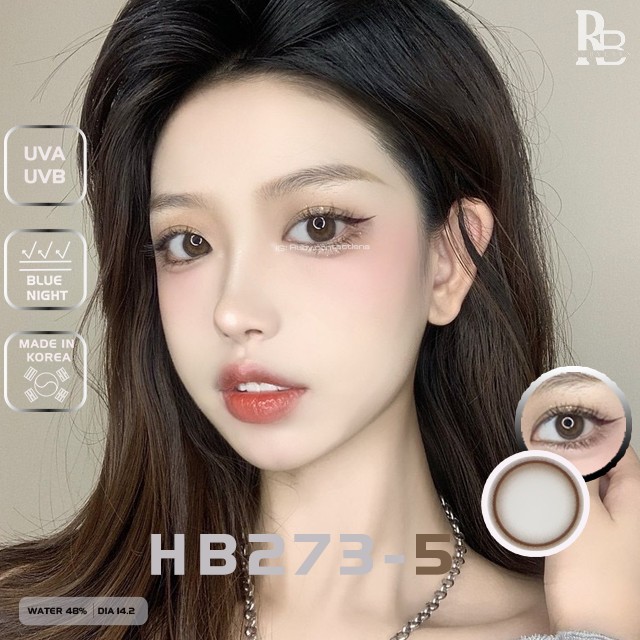 RUBY EYES Kính Áp Tròng Mẫu Xám Nâu Browny Gray SIlicone HydroGel Ruby ...