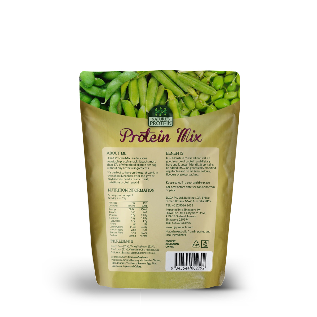 Ảnh Hỗn Hợp Đậu Sấy Giòn DJ&A - 70gr - cung cấp protein, chất xơ cho cơ thể, Đậu Hà lan sấy tết, Snack đậu sấy, ăn vặt 3