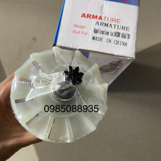 Rotor máy đục phá bê tông PH65 7 răng thân 53 dài 196mm