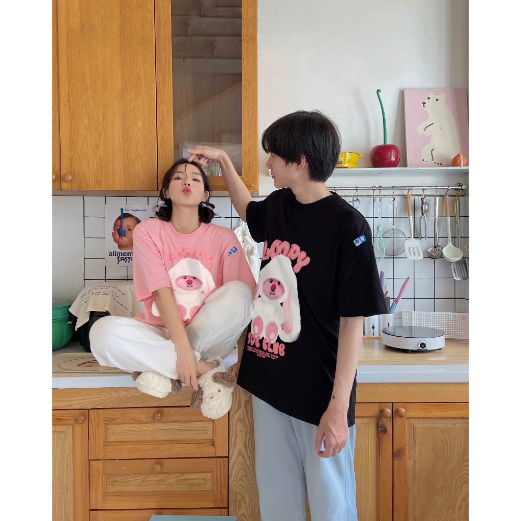 Ảnh Áo thun FIDE LOOPY Hải Ly unisex form rộng cổ tròn LOOPY - AT14 2