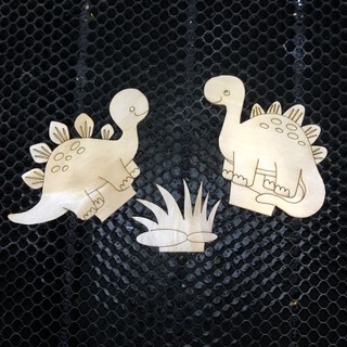 Bộ đồ chơi gỗ tô màu Khủng Long - Set tô màu cho bé tìm hiểu về các loài sinh vật to lớn