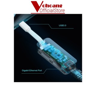Đầu chuyển USB Type-C to LAN TP-Link UE300C cổng RJ45 Gigabit