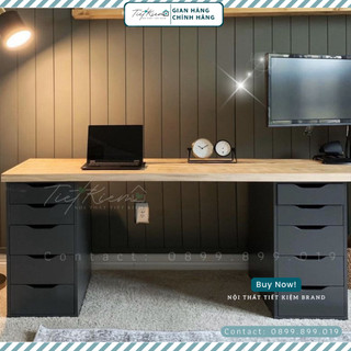 Bàn làm việc gỗ IKEA Nội Thất Tiết Kiệm BLV789789