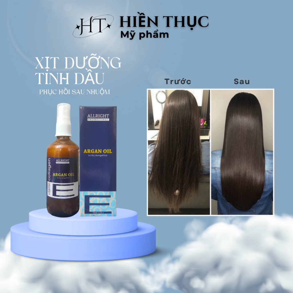 Xịt dưỡng tinh dầu Argan Oil Dưỡng ẩm sâu bên trong tóc 100ml chính hãng