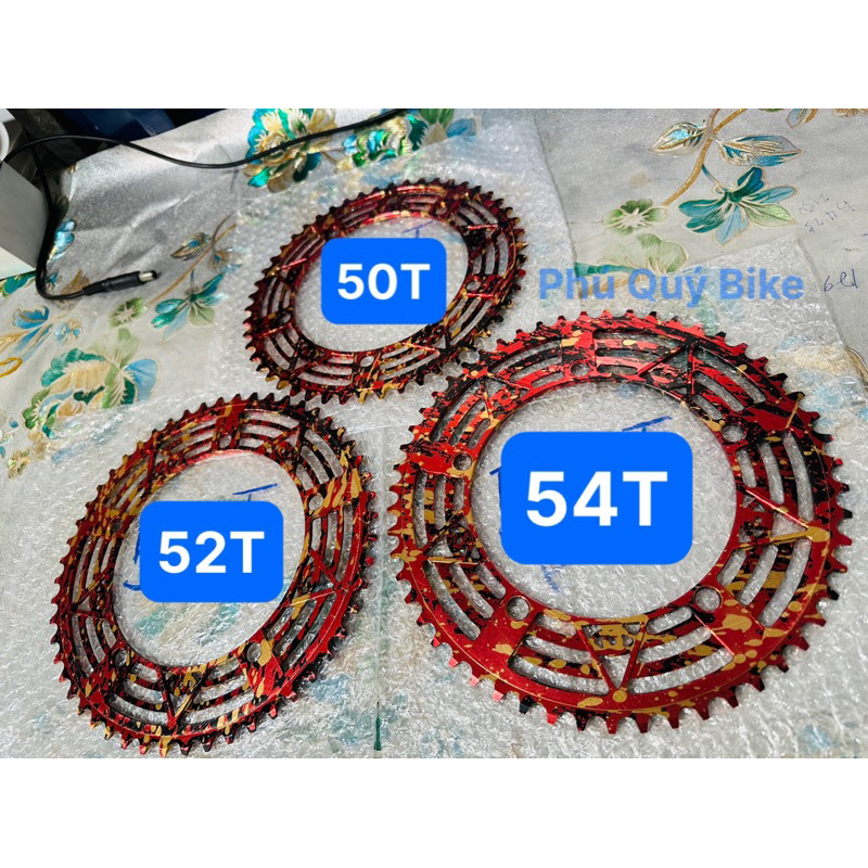 Vành Dĩa Fixed Gear Ai Cập 50t , 52t , 54t BCD 144MM