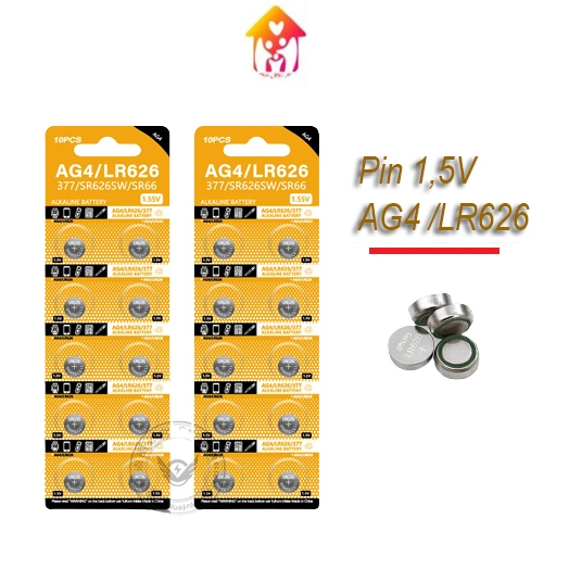 Lot De 10 Piles Bouton Alcalines (AG0, AG1, AG3, AG4, AG10, AG13) - 1.55V Pour Montres, Télécommandes, Gadgets - 8