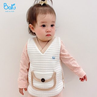 Áo gile chần bông 3 lớp Baru giữ ấm cho bé
