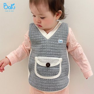 Áo gile chần bông 3 lớp Baru giữ ấm cho bé