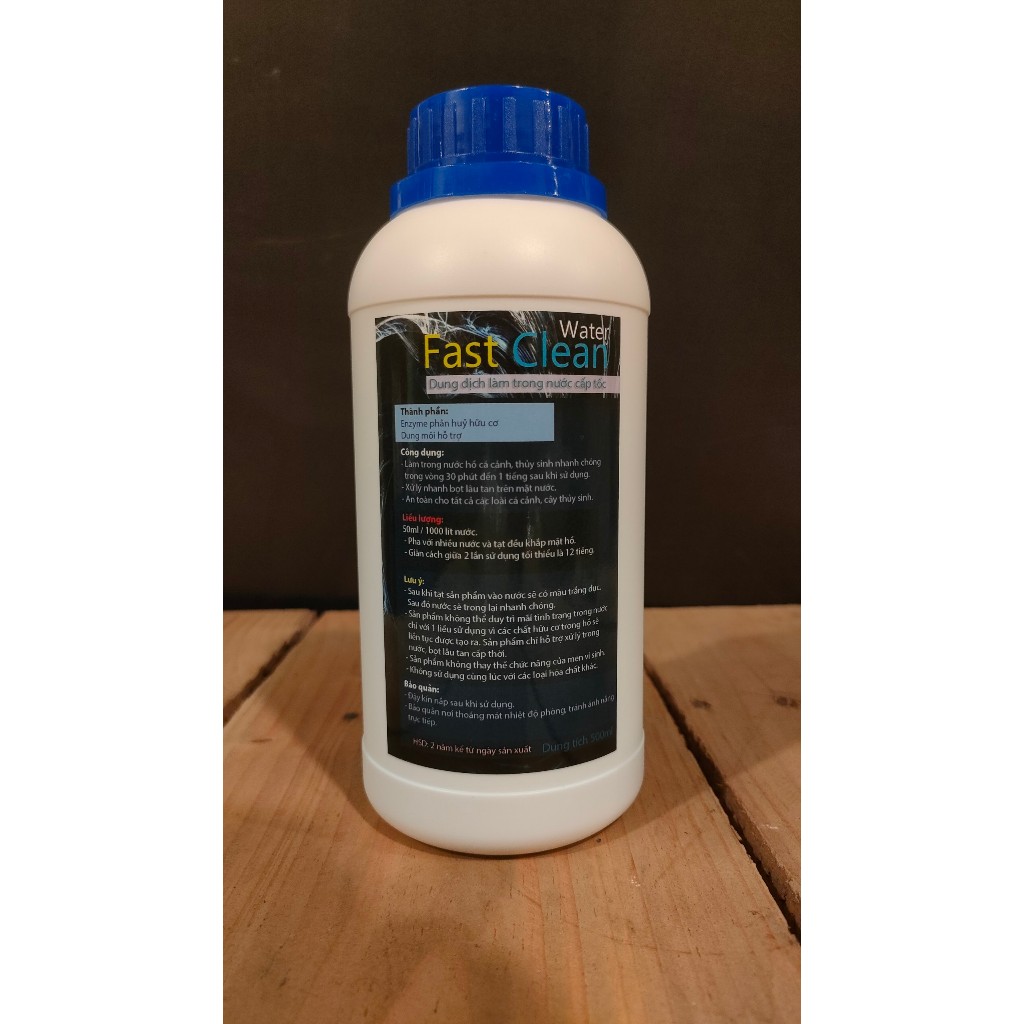 Fast Clean Water làm sạch nước hồ cá nhanh chóng, xử lý bọt lâu tan ...