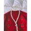 Áo khoác len cardigan Little Cherry cổ chữ V gợn sóng nút bọc ngọc new 2024444444