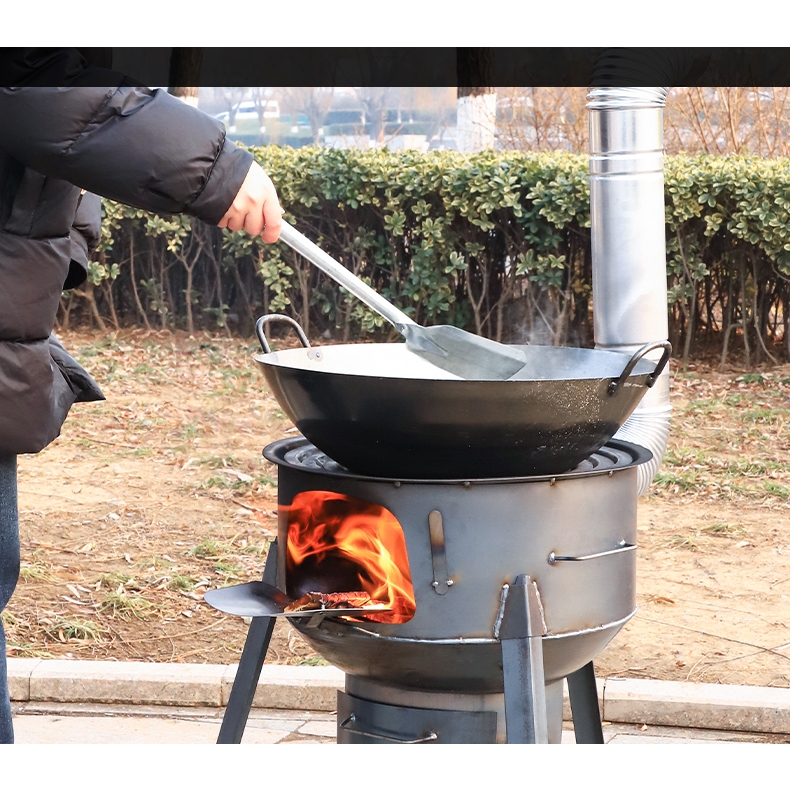 Bếp củi đa năng - Bếp đun củi thông minh không khói Kèm 5 món phụ kiện ...