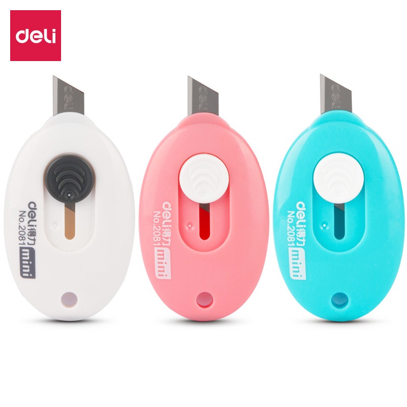 Dao rọc giấy Mini Deli 2081 (1 cái) | Shopee Việt Nam