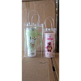 Túi Nhựa PVC Size To Đựng Vừa Ly Bình BlackPink 🌸free ship🌸 1200ML