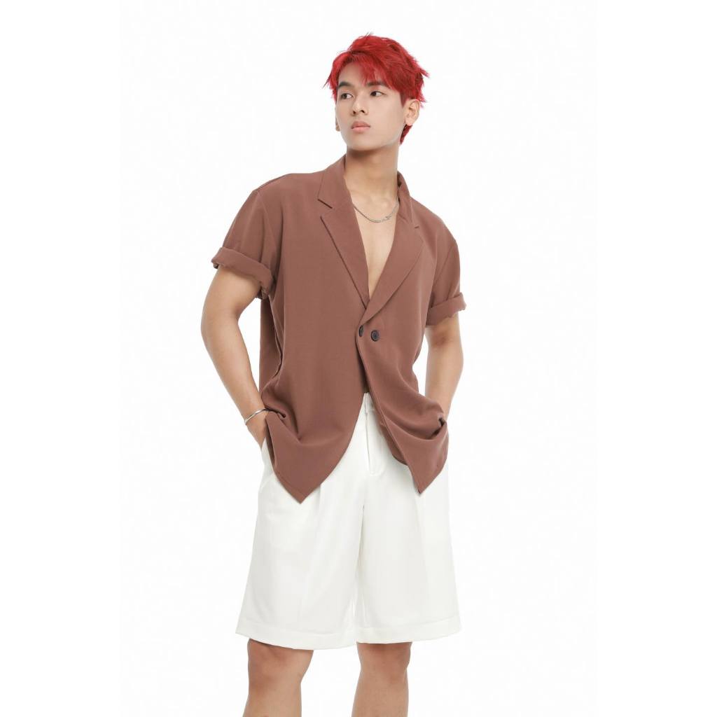 Vest Nam tay ngắn - Hàng Thiết Kế