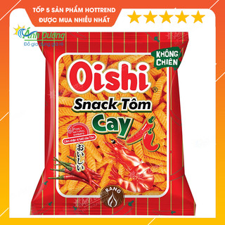 Gói bim bim Oishi cay vị tôm biển - Oishi 4X gói lớn