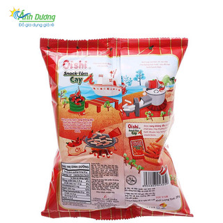 Gói bim bim Oishi cay vị tôm biển - Oishi 4X gói lớn