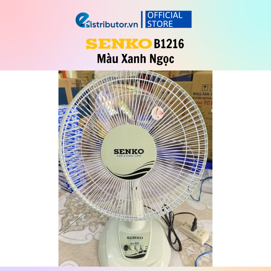 Quạt để bàn tiện lợi Senko B1216 - 100% chính hãng | Shopee Việt Nam