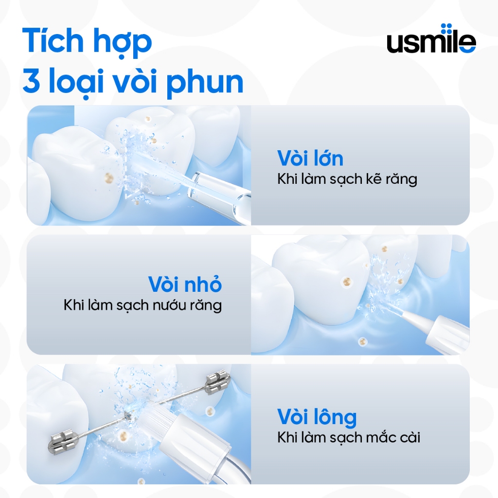 Ảnh Máy tăm nước sóng siêu âm usmile CY1 / CY0 - Bảo hành 12 tháng 3