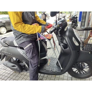 Ghế ngồi xe SCOOPY cho bé ,ghế ga xếp sắt sơn tĩnh điện gấp gọn , ghế đi xe máy Scoopy, ghế xe máy tay ga
