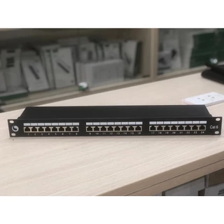 Patch Panel 16 cổng, 24 cổng CAT6 FTP chống nhiễu