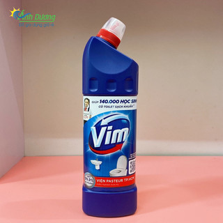 Combo 2 Chai Tẩy Bồn Cầu Vim Diệt Khuẩn Xanh Biển 500ML