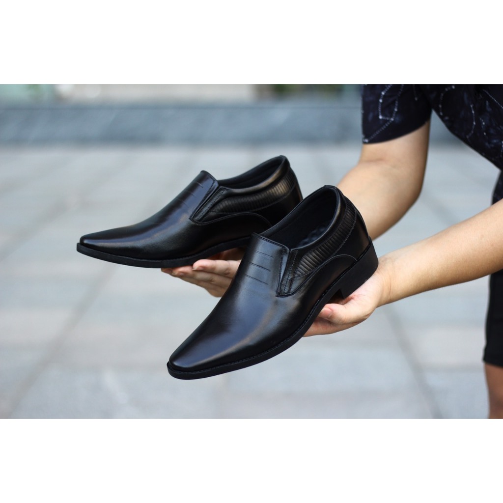 Giày công sở nam da bò tăng cao 6cm SEN 63