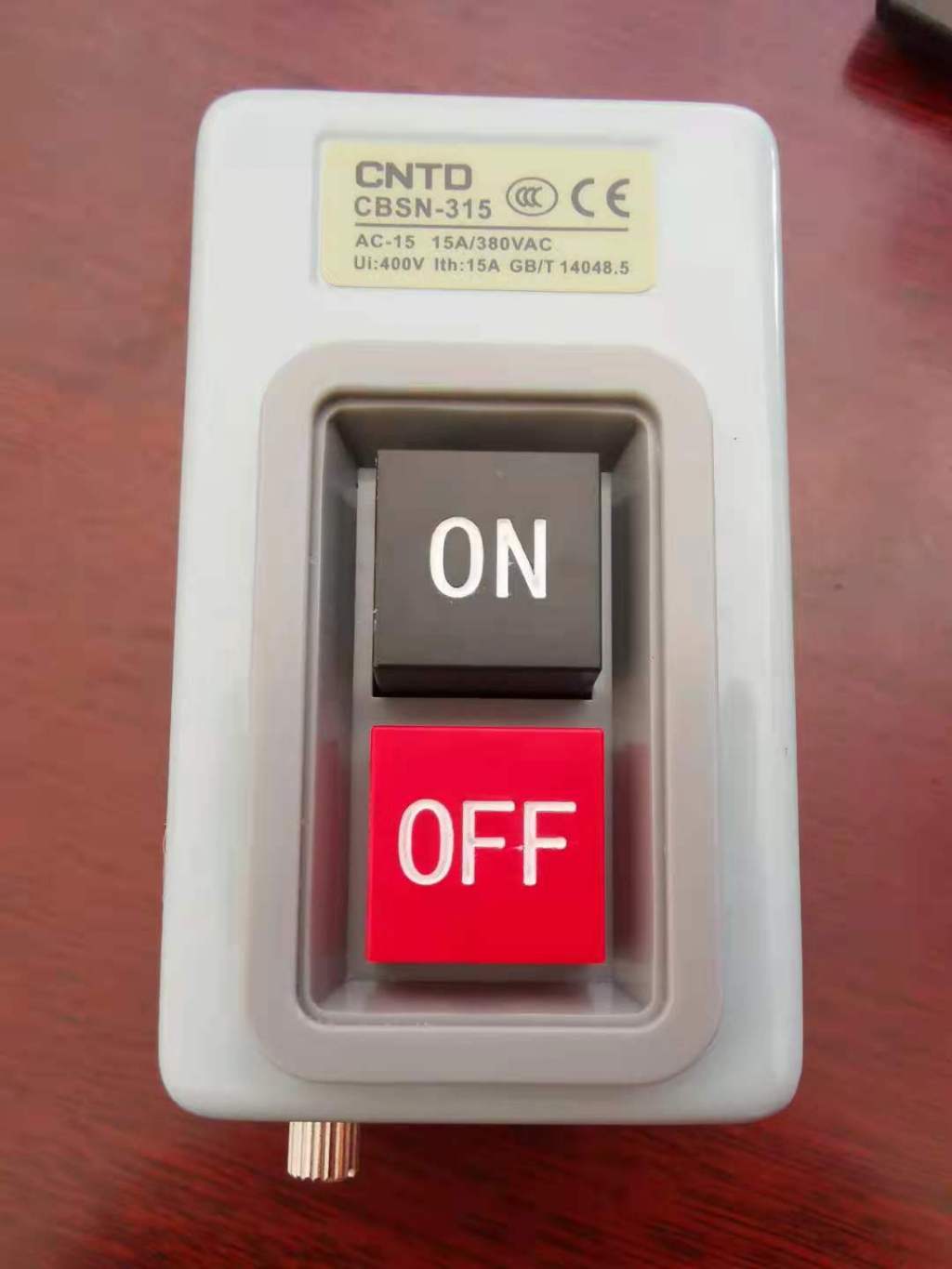 Công tắc nút nhấn ON/OFF 380VAC (3 pha) 15A CBSN-315 | Shopee Việt Nam