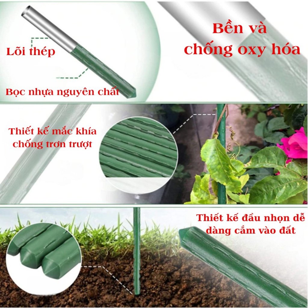 Ống thép bọc nhựa làm giàn leo Daim 3