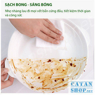 [80 tờ] Khăn ướt lau bếp đa năng, Giấy ướt vệ sinh nhà bếp, Bát đĩa siêu dai an toàn cho da tay, khăn cỡ lớn BepXanh