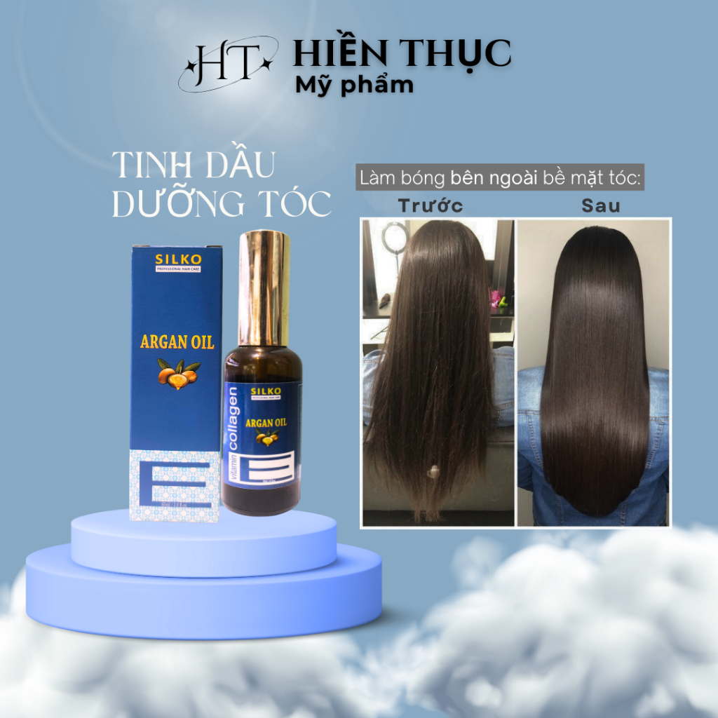 Tinh dầu dưỡng tóc Argan Oil chăm sóc tóc, dưỡng màu tóc nhuộm 60ml-100ml Hàng chính hãng