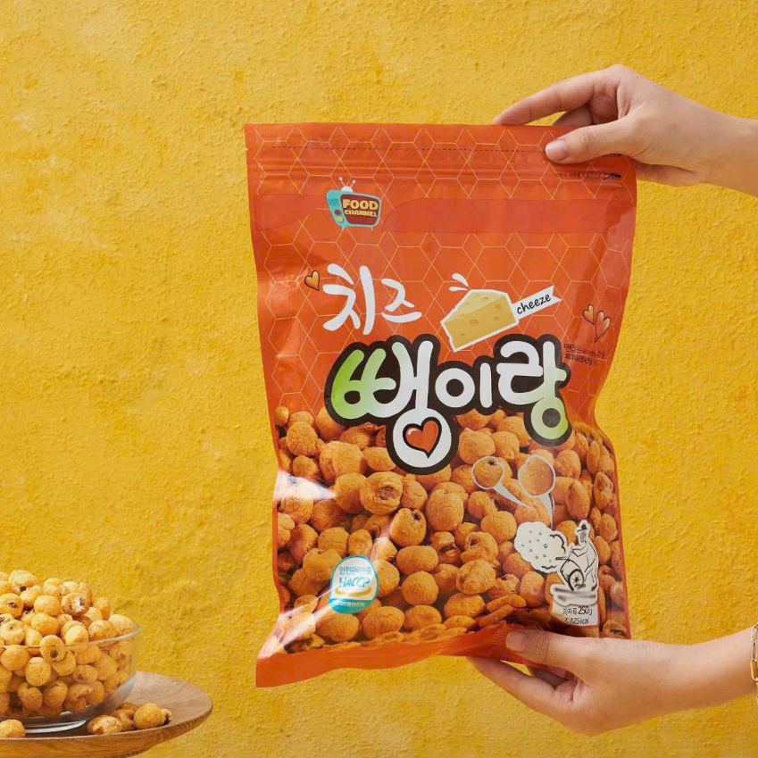 Bắp Rang Bơ Phô Mai Mật Ong Food Channel Hàn Quốc Snack Bắp Túi 250g ...