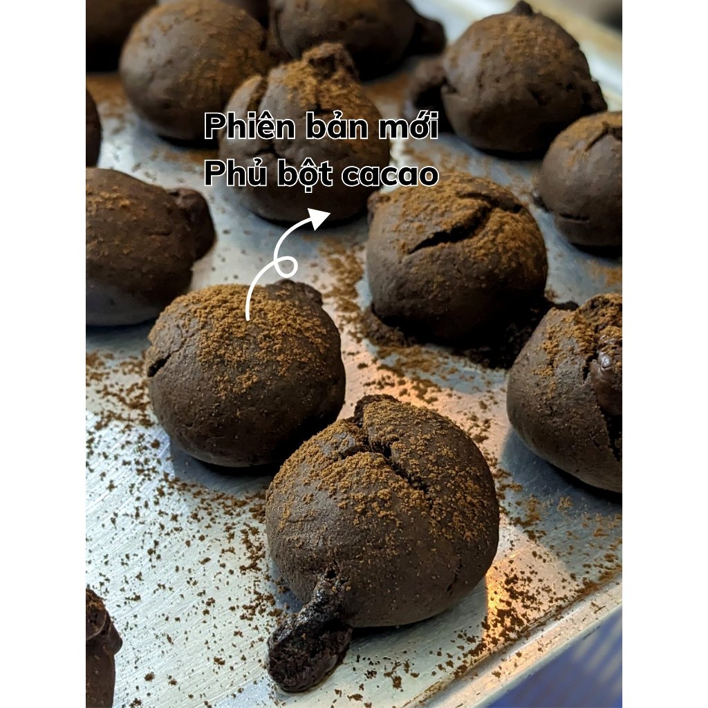 Bánh quy mềm xốp Brownie Cookies thương hiệu KD Healthy Food nhân cacao socola đen 300g/ hộp