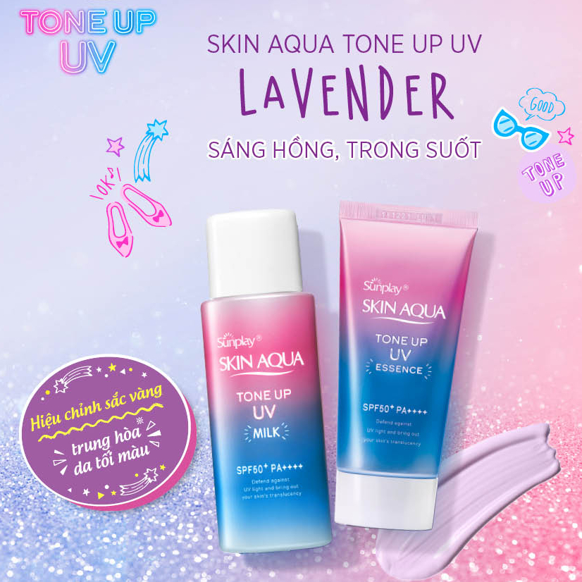 Ảnh Kem Chống Nắng Sunplay Skin Aqua Tone Up UV Lavender SPF50+ PA++++ (50g) 2