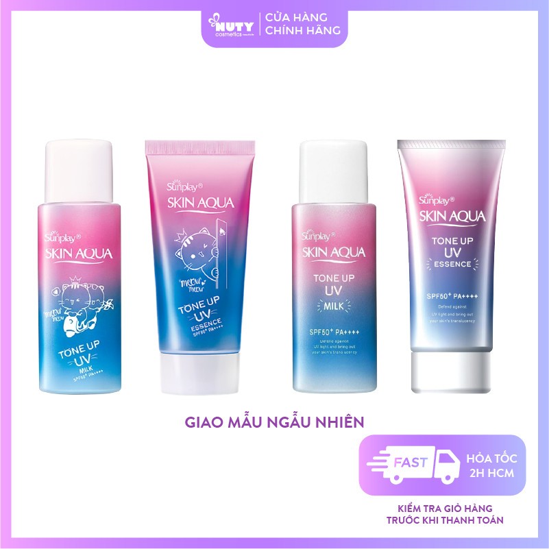 Ảnh Kem Chống Nắng Sunplay Skin Aqua Tone Up UV Lavender SPF50+ PA++++ (50g) 1