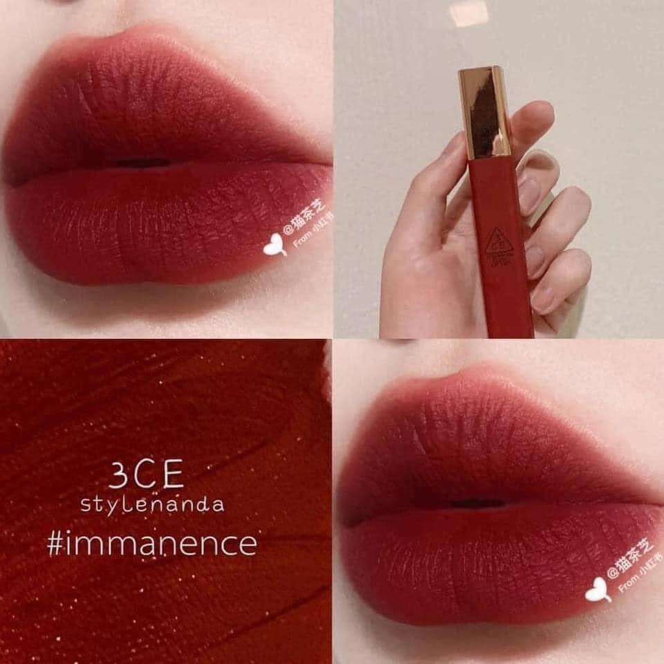 Son Kem Lì 3Ce Cloud Lip Tint Live A Little Đỏ Đất 4G | Shopee