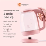 Ấm Siêu Tốc Thủy Tinh Hawonkoo 1,7 Lít 2200W Chịu Nhiệt Tốt Hàng Chính Hãng Bảo Hành 24 Tháng - Thương Hiệu Hàn Quốc — ảnh 4