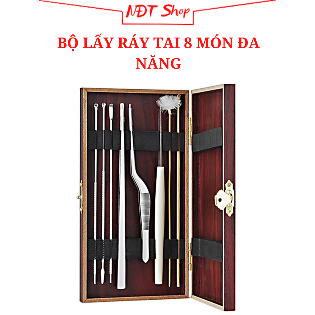 Bộ láy ráy tai 8 món đa năng ndt001 | Shopee Việt Nam
