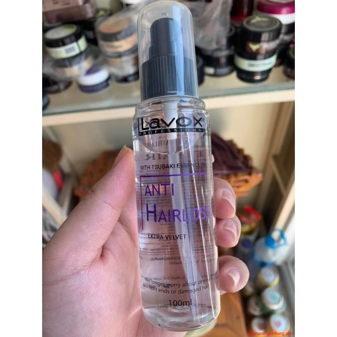 Dầu dưỡng tóc Lavox - Lavox Hair Coat - Dưỡng bóng chống khô sơ, chẻ ngọn dành cho tóc duỗi (100ml) - LT