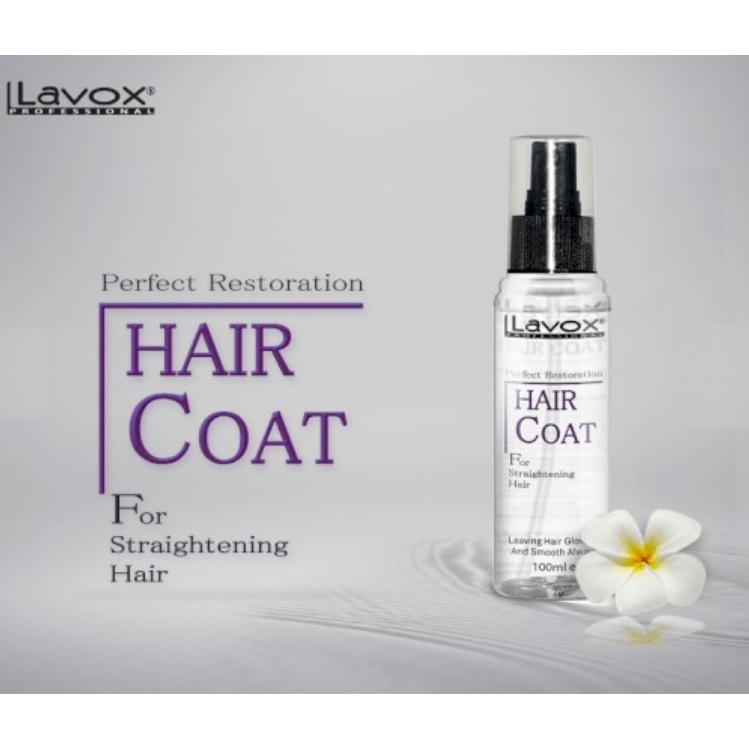 Dầu dưỡng tóc Lavox - Lavox Hair Coat - Dưỡng bóng chống khô sơ, chẻ ngọn dành cho tóc duỗi (100ml) - LT