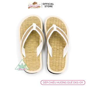 Dép Xỏ Ngón Thủ Công Hương Quế DKS-09 Nguyên Liệu Tự Nhiên từ Bột quế, Sợi chiếu, Sợi đay