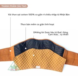Đai Lưng Thảo Dược Hương Quế J-SURE, Dụng Cụ Giảm Đau Lưng Từ Nguyên Liệu Thiên Nhiên