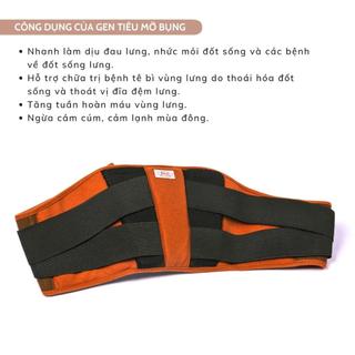 Đai Lưng Thảo Dược Hương Quế J-SURE, Dụng Cụ Giảm Đau Lưng Từ Nguyên Liệu Thiên Nhiên