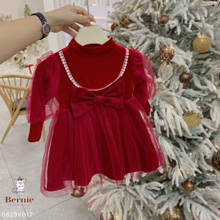 Váy công chúa Giáng Sinh Noel bồng bềnh cực xinh cho bé gái 1-6 tuổi (9-24kg)